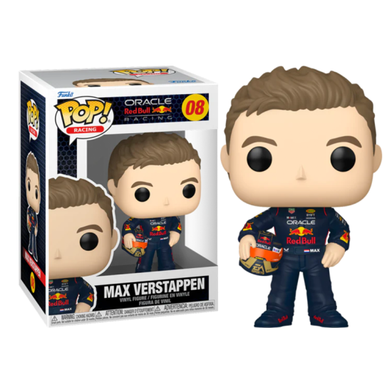 Funko Pop! Sports: Racing Formula 1- Oracle Red Bull Racing - Max Verstappen with Helmet (08)